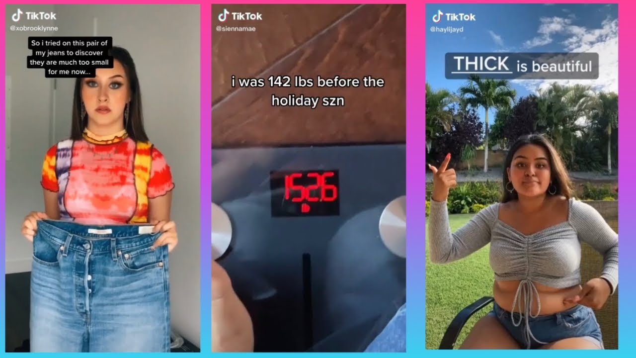 Body positivity Tiktoks