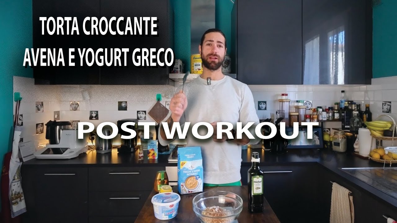 RICETTA PROTEICA POST ALLENAMENTO - TORTA AVENA E YOGURT GRECO