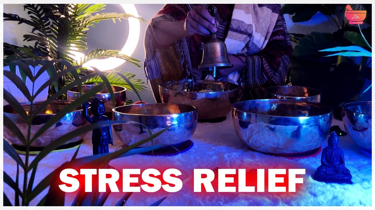 Sleep Music for Stress Relief | Tibetan Singing Bowl Sound