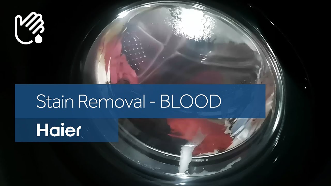 Haier I-Pro Series 7 washing machine - BLOOD stain removal