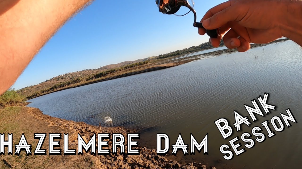 Hazelmere Dam Bank Fishing session, Bass Fishing South Africa.