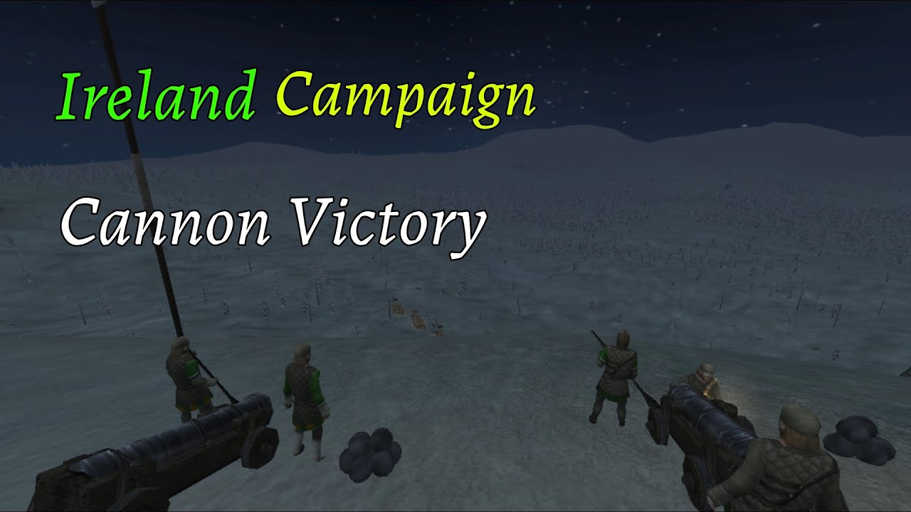 In the Mounains Cannon Victory | Ireland Campaign | Medieval II: Total War 