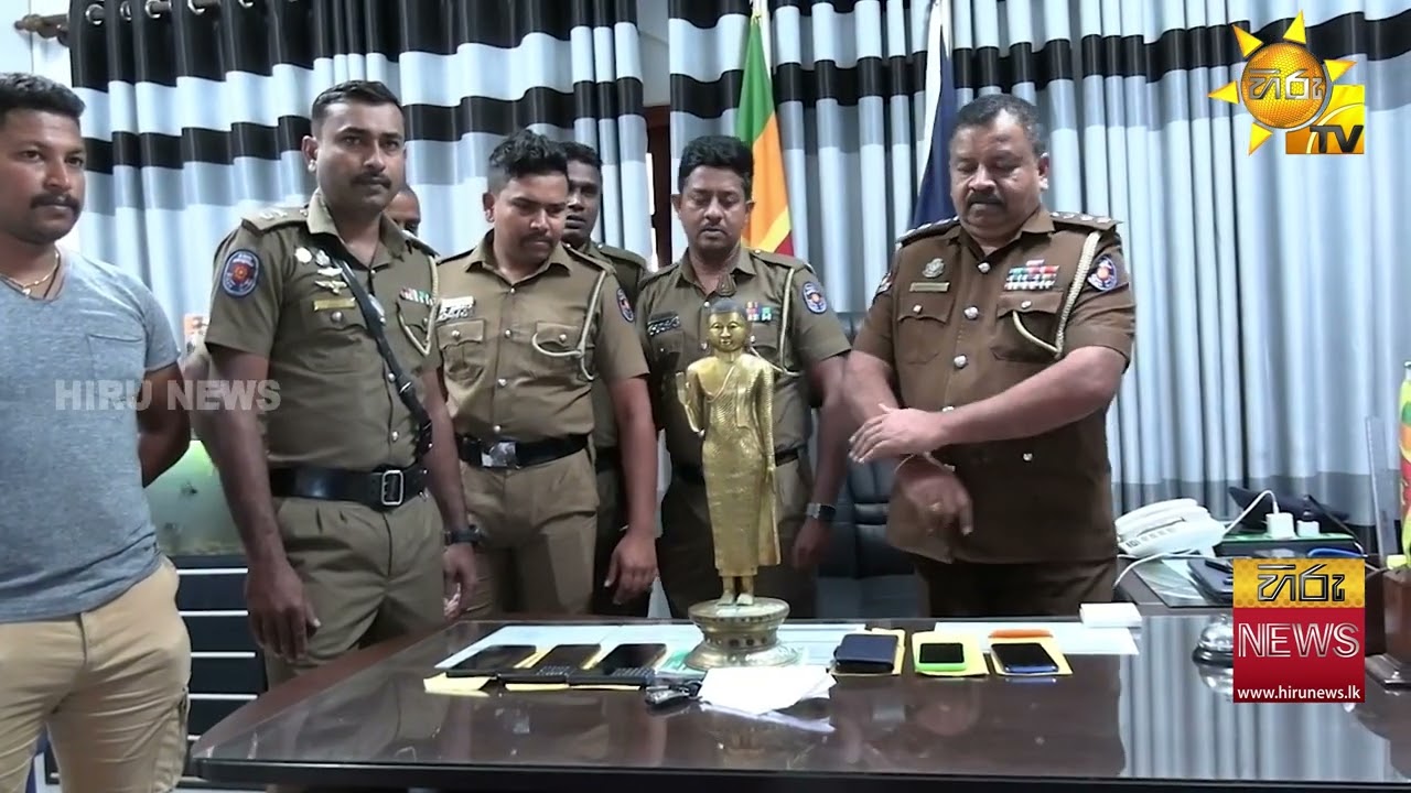 පෞරාණික බුදු පිළිමයක් පැහැරගත් කල්ලිය කොටුවෙයි - Hiru News