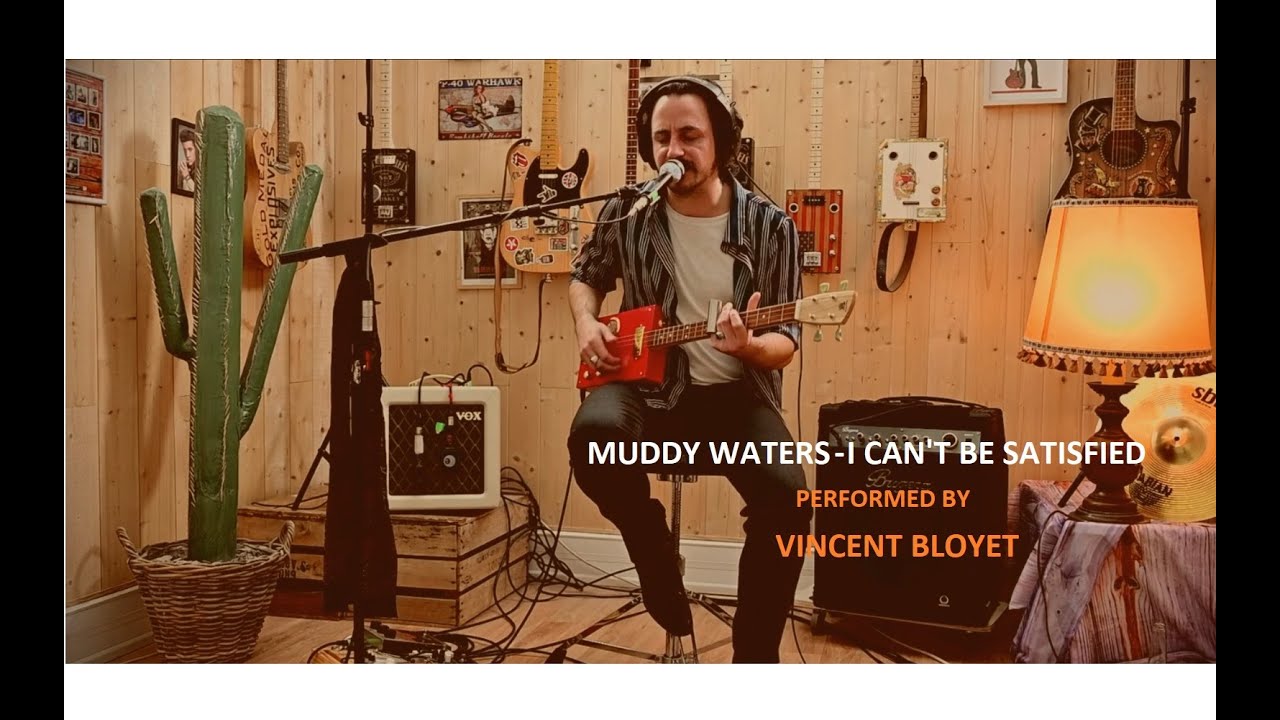 Muddy Waters cover by Vincent Bloyet Cigar Box Guitar