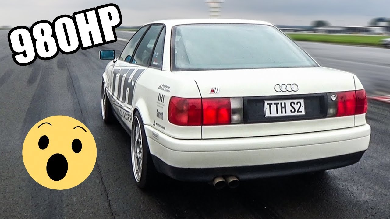 980HP Audi S2 FROM HELL ON THE DRAG STRIP!