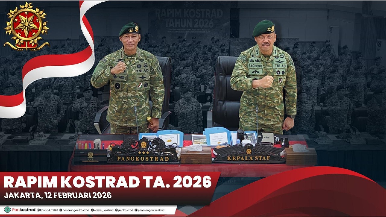 PANGKOSTRAD; TRADISIMU ADALAH KEMENANGAN | RAPIM KOSTRAD TA 2026 #tni #tniad #tniprima #kostrad