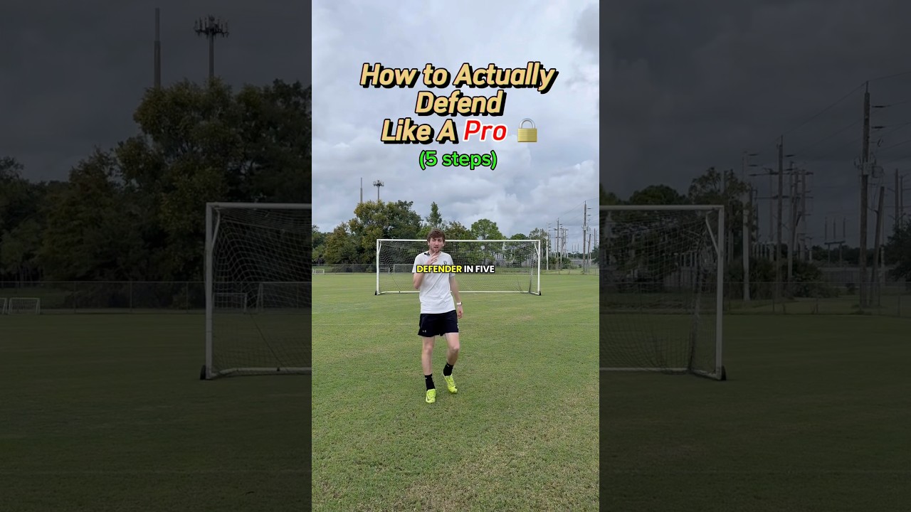 How to Actually Defend Like A Pro #fyp #defender #tips #centerback #soccer