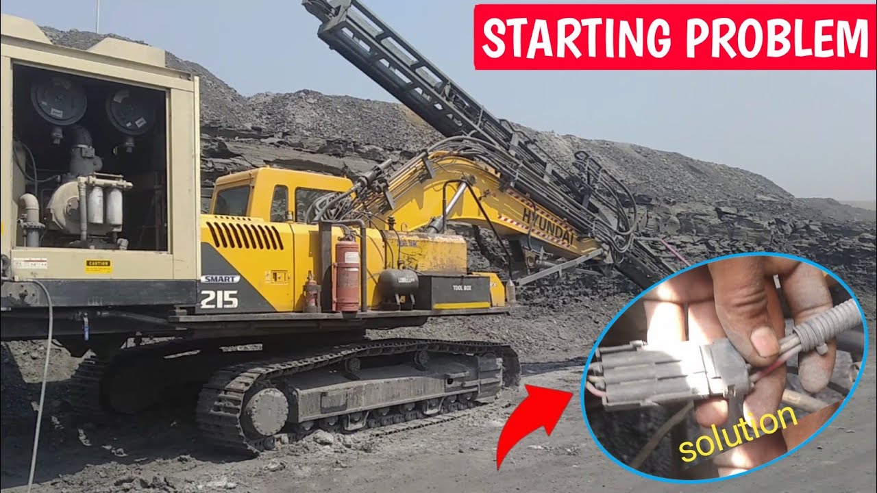 Hyundai Smart 215 starting problem! Excavator starting problem solved?