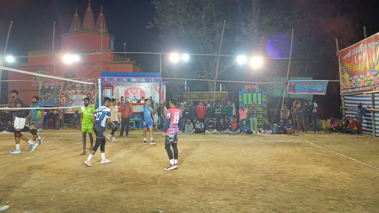 Frist semi final aupusari kuthi V/S jujarsha volleyball tournament in west bengal volleyball #lick #