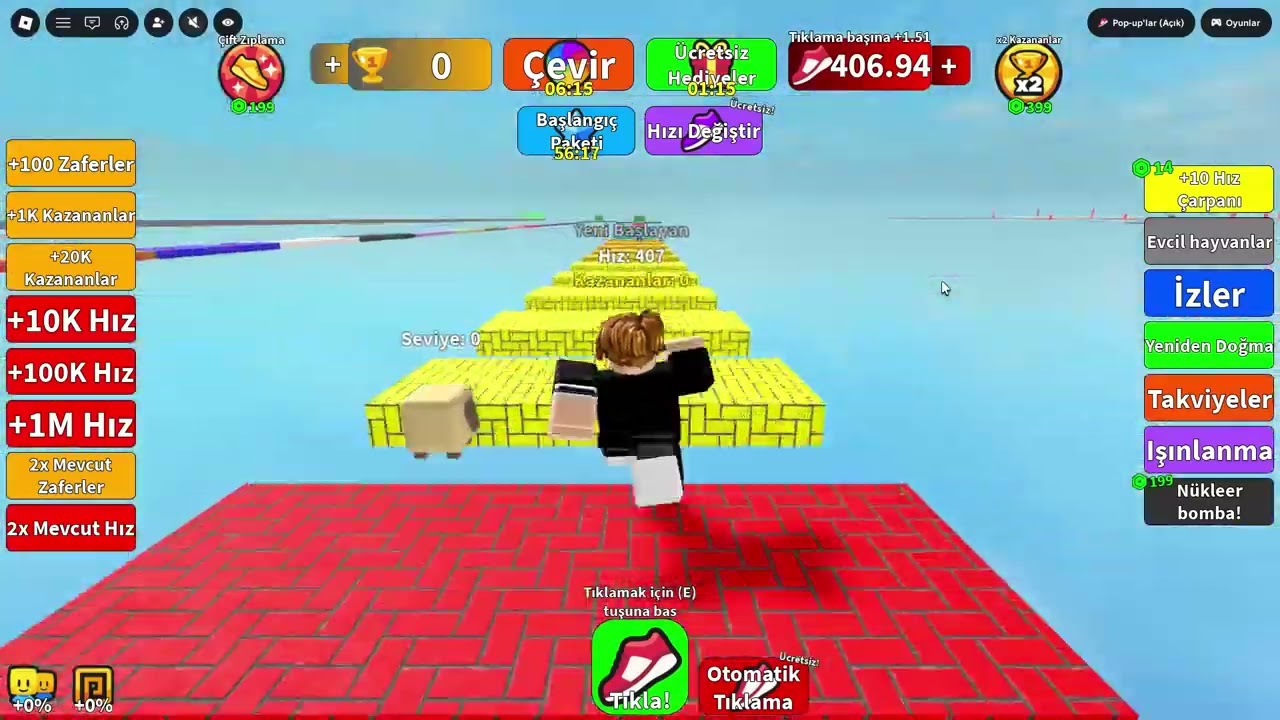ROBLOXTA HIZ YARIŞMALARI OYNADIM