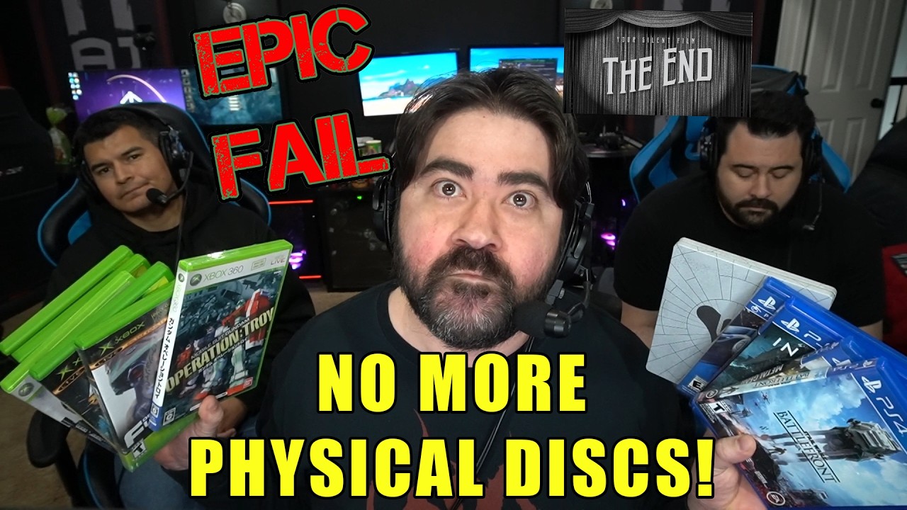 SONY SAYS NO MORE PHYSICAL DISCS! THE END of AN ERA! - Angry Rant!
