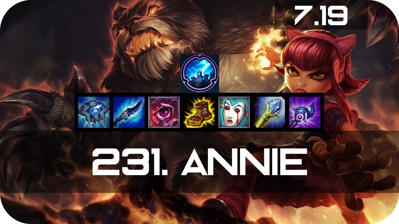 Annie Support vs Janna Season 7 s7 Patch 7.19 2017 Gameplay Guide Build Normals