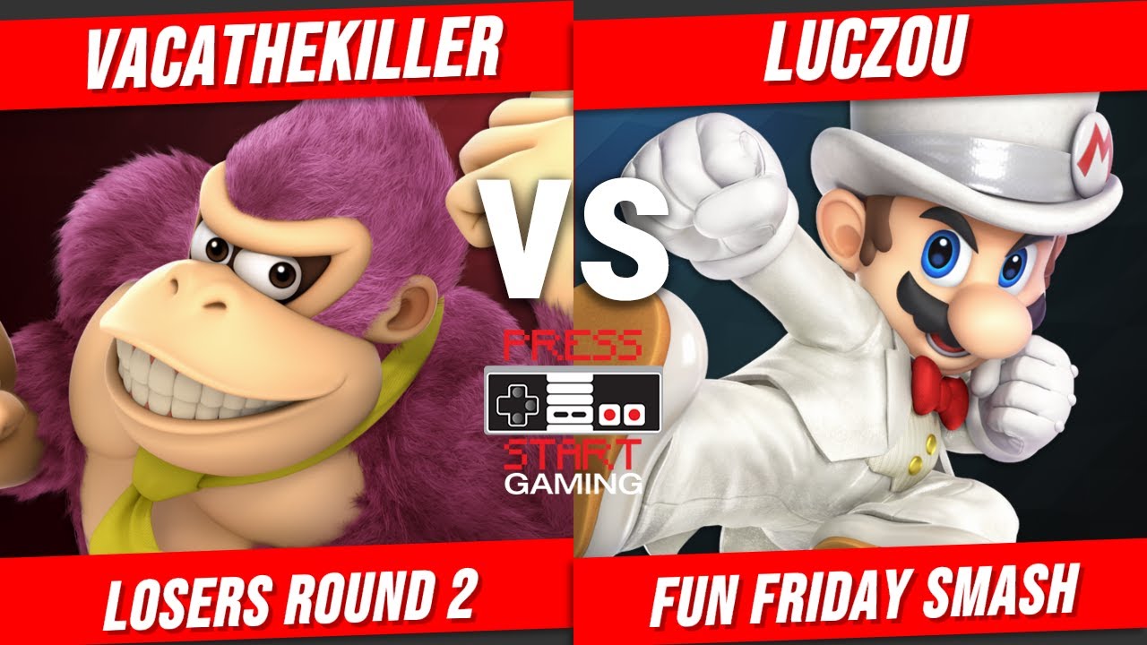 Fun Friday Smash Ft Reverse Mains - LR2 - G-Site | VacaTHEkiller (Donkey Kong) vs Luczou (Mario)