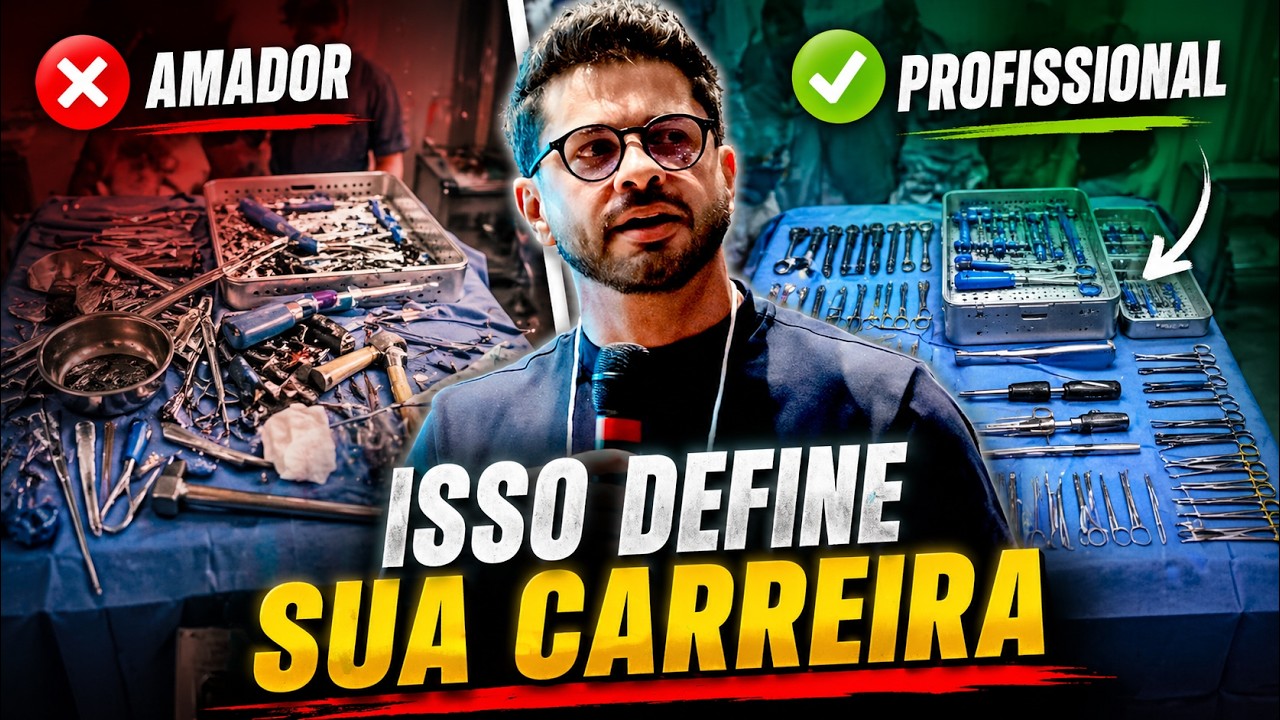 A SEQUÊNCIA REAL DE UMA CIRURGIA ORTOPÉDICA