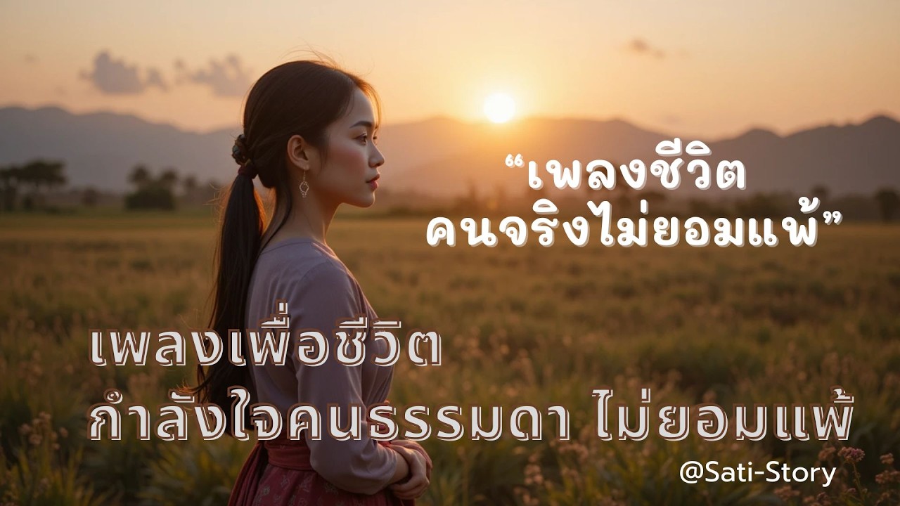 “เพลงชีวิต คนจริงไม่ยอมแพ้” เพื่อชีวิต สะท้อนชีวิตจริง กำลังใจคนธรรมดา ที่ไม่ยอมแพ้ แม้เหนื่อยล้า
