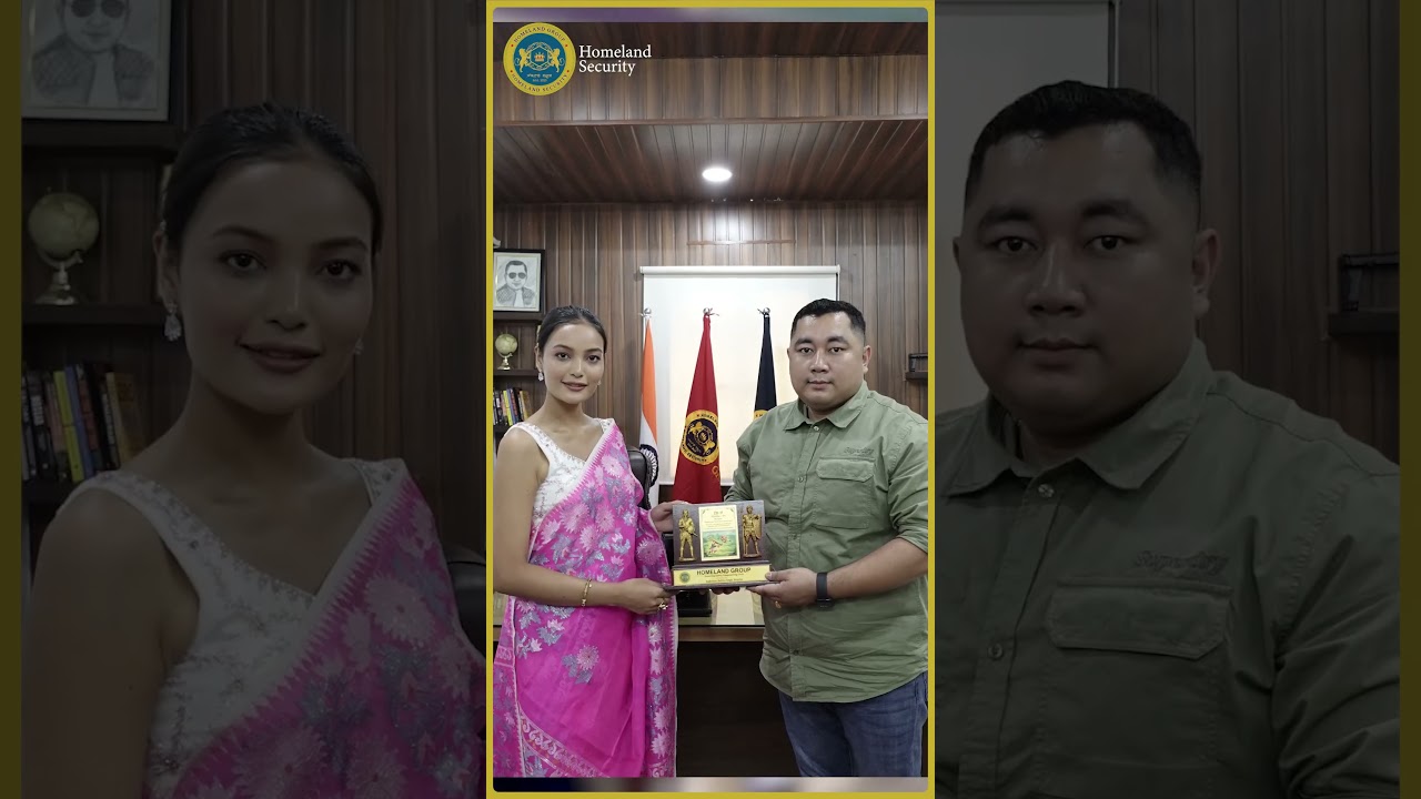 Honouring Miss Sarangthem Nirupama | Homeland Security Felicitates Miss Universe India 2025