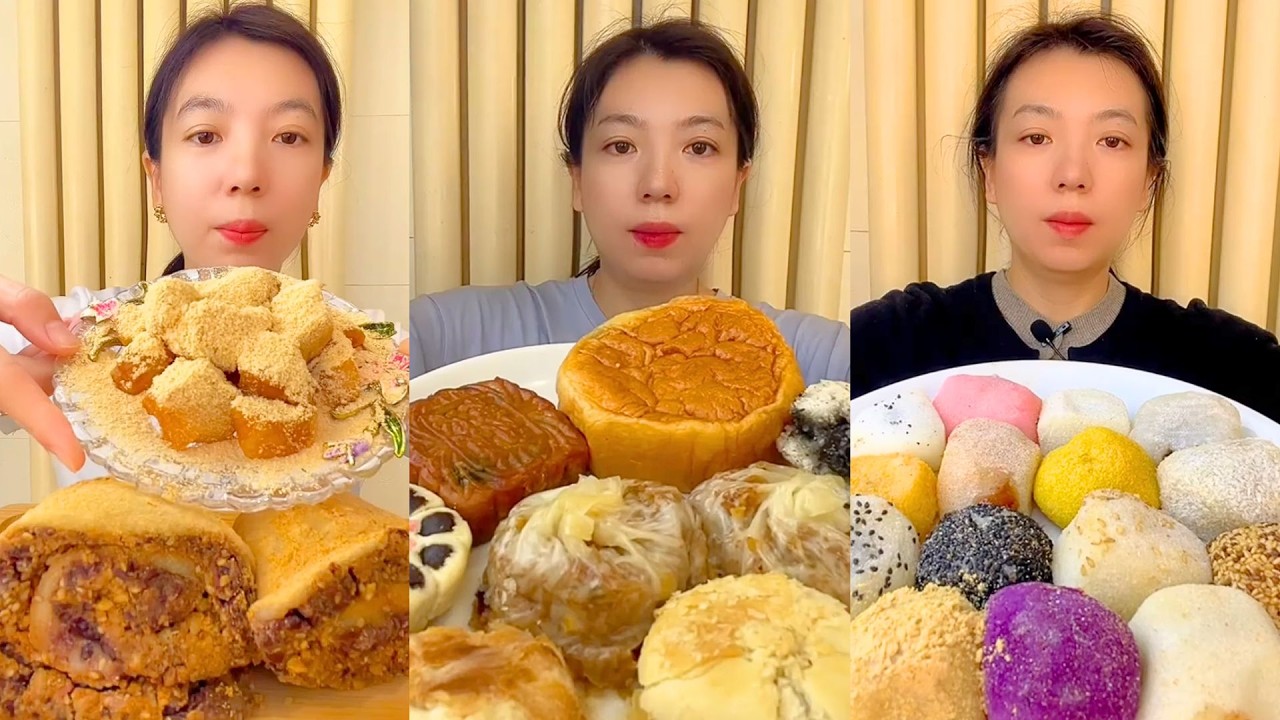 Traditional Chinese Homemade Food Eating Show | Buns Noodles & Desserts Mukbang #98
