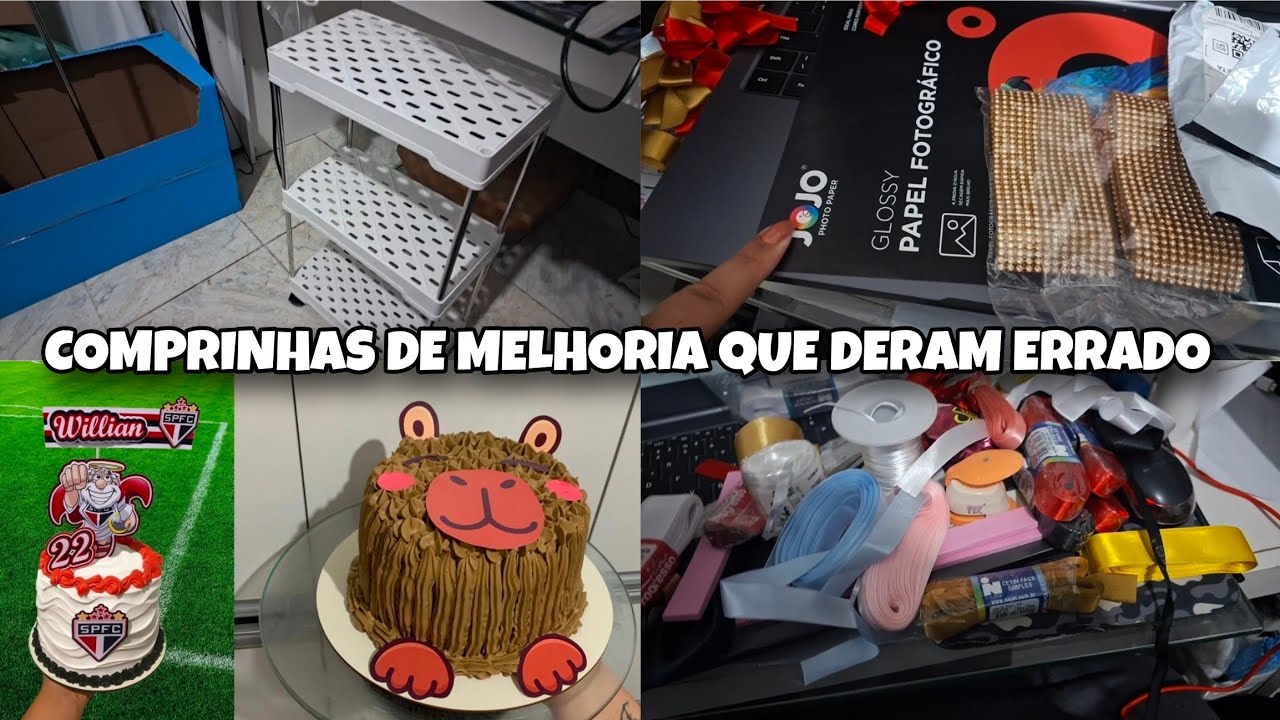COMPRINHAS DE MELHORIA QUE DERAM ERRADO, ROTINA PAPELARIA PERSONALIZADA 
