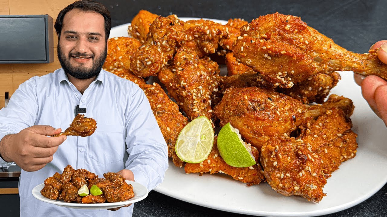 Dabu Chicken - Simple Chicken Fry of Gujranwala