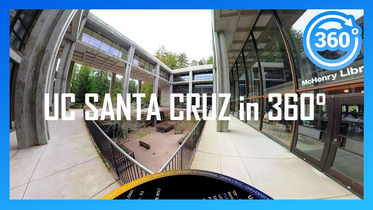 [2020] UC SANTA CRUZ in 360° (walking/driving campus tour)