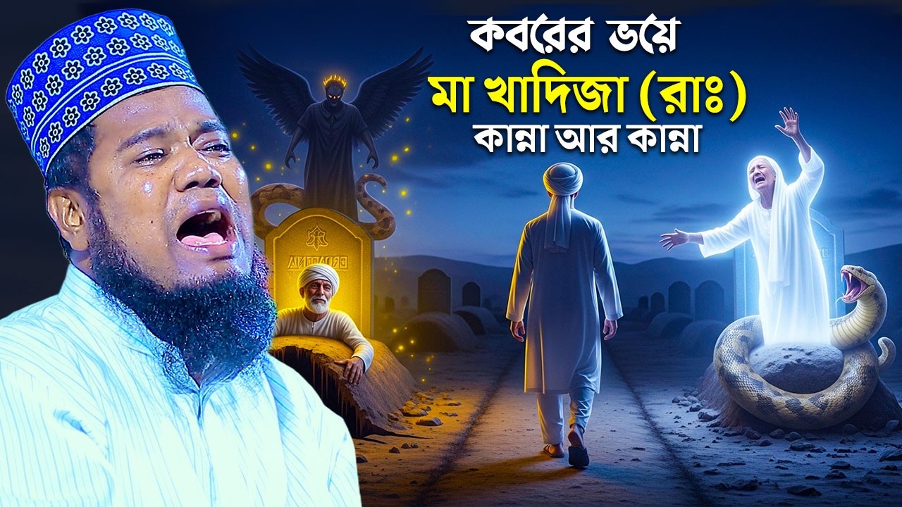 কবরের ভয়ে মা খাদিজা রাঃ কান্না আর কান্না | রুহুল আমিন সিদ্দিকী