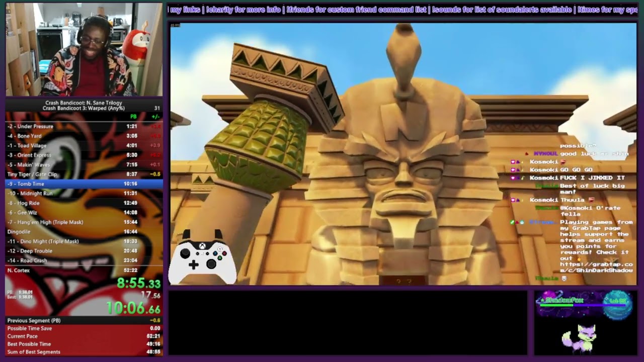 [50:22] [NST] Crash Bandicoot: Warped Any% Speedrun