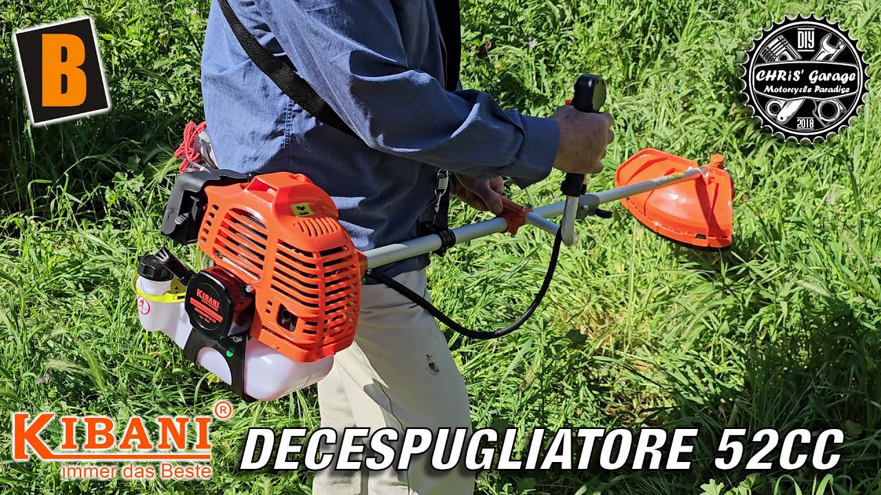 Decespugliatore 2 Tempi 52 cc 1.9hp KIBANI Ottimo, Economico e ricco di accessori