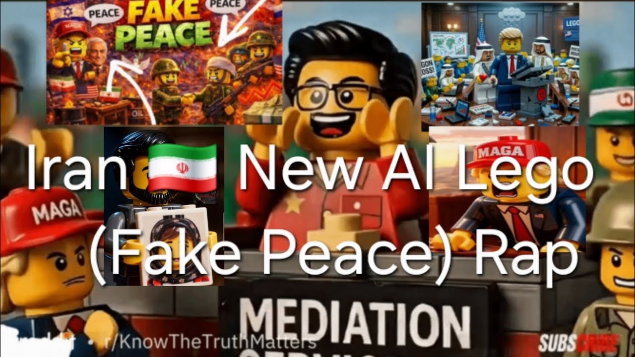 IRAN 🇮🇷 NEW LEGO (FAKE PEACE) RAP VIDEO is CATCHY as HELL!