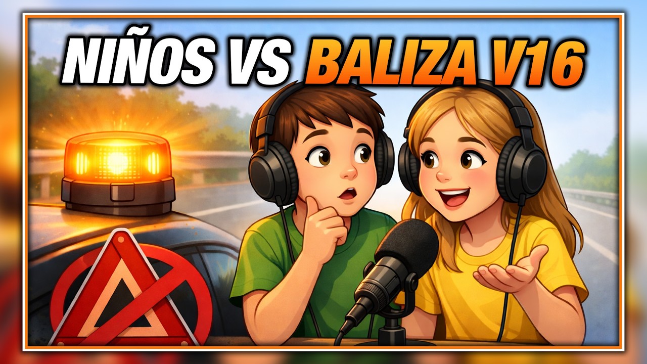 👶 Los NIÑOS y la BALIZA V16 ellos tampoco lo ENTIENDEN