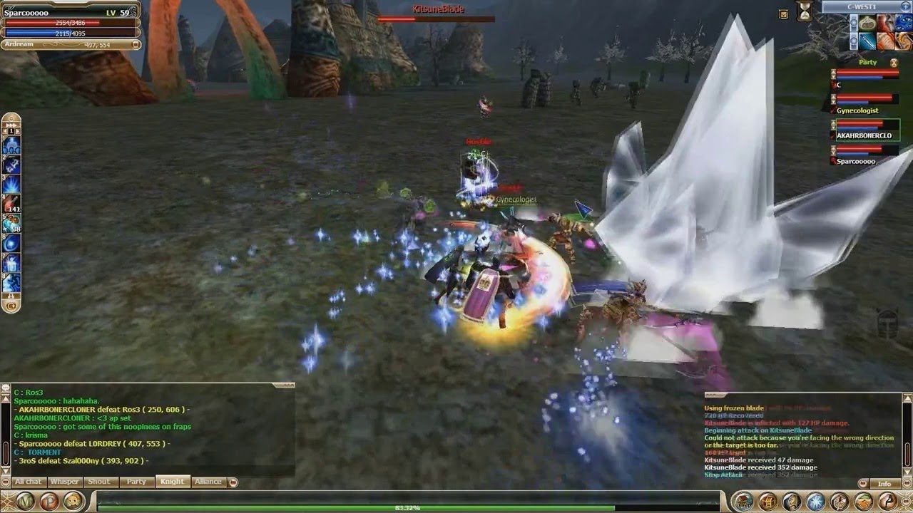 Hostile Trio Pk, Ardream (Level 59), C-West - Knight Online