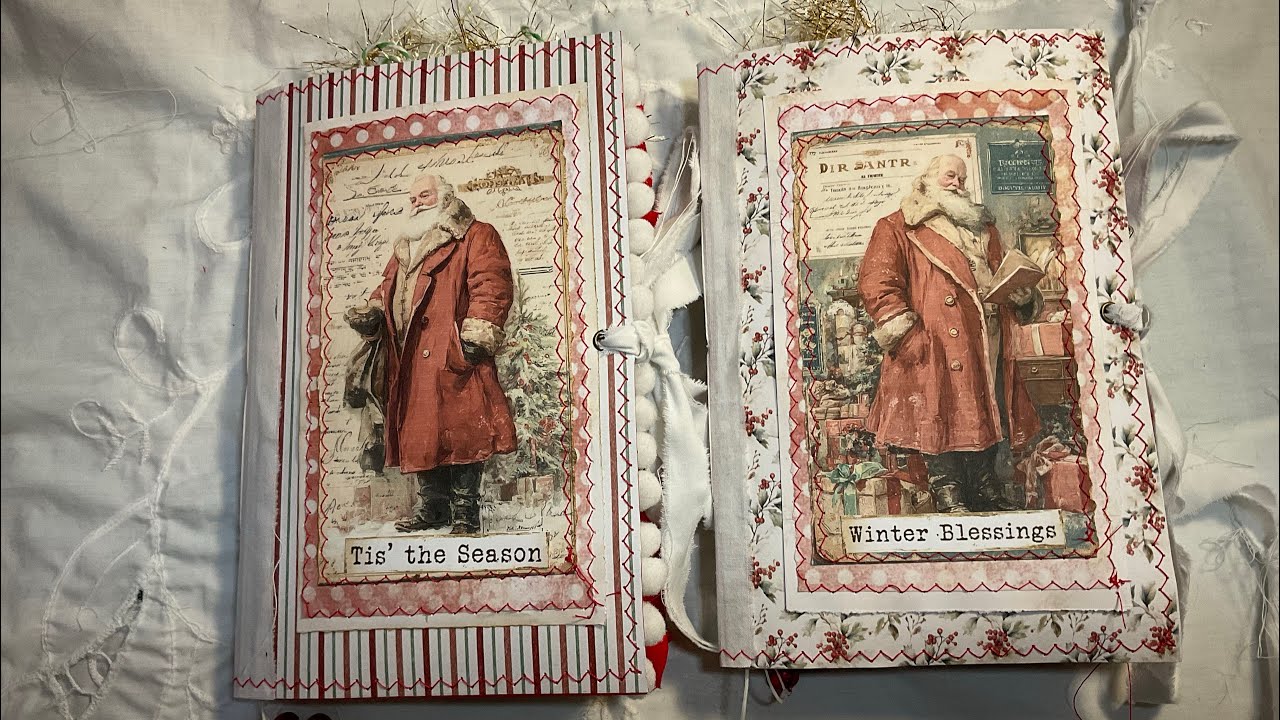 Christmas Junk journals - Flip Through