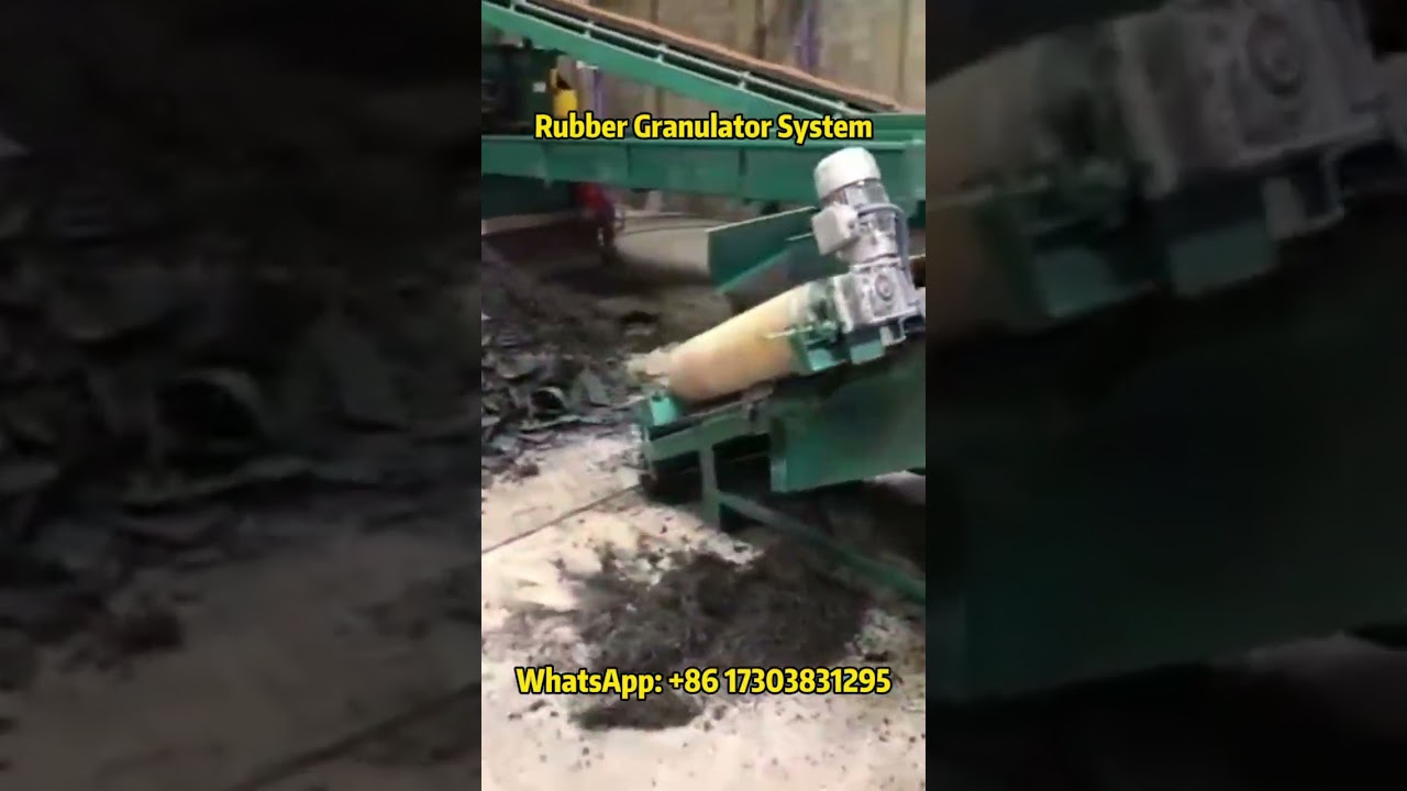 Powerful Rubber Granulator &ndash; From Waste Tires to Fine Rubber Powder