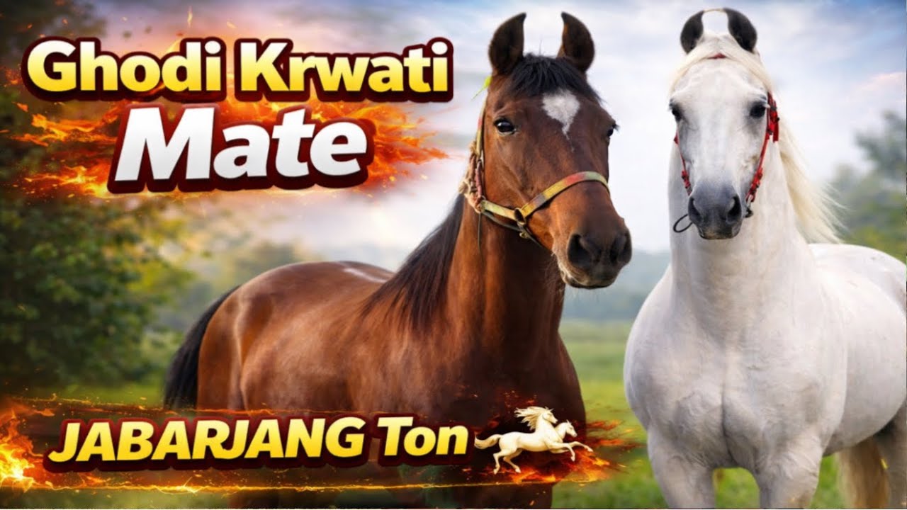 New Ghodi (lali) Jabarjang ton cover krwati🐎//nale kiti ride⛳️