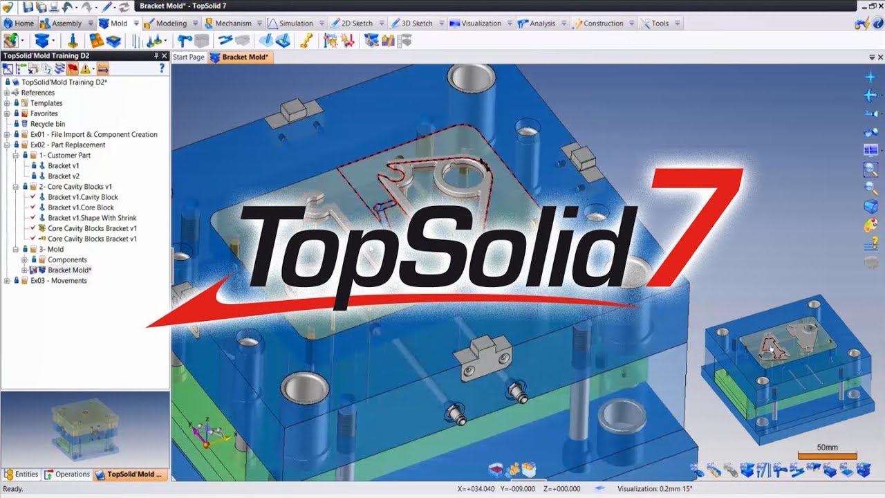 TopSolid'Mold 7 : Part Replacement