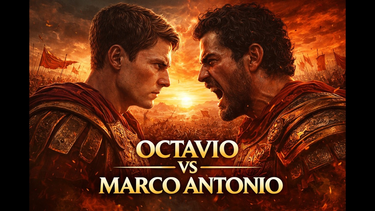 Octavio vs Marco Antonio: la guerra que enterró la República romana