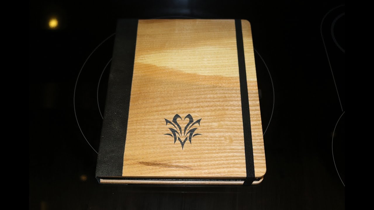 Buchcover / Buchumschlag / Schutzumschlag aus Esche / Wooden Scrapbook Cover Ash - diy