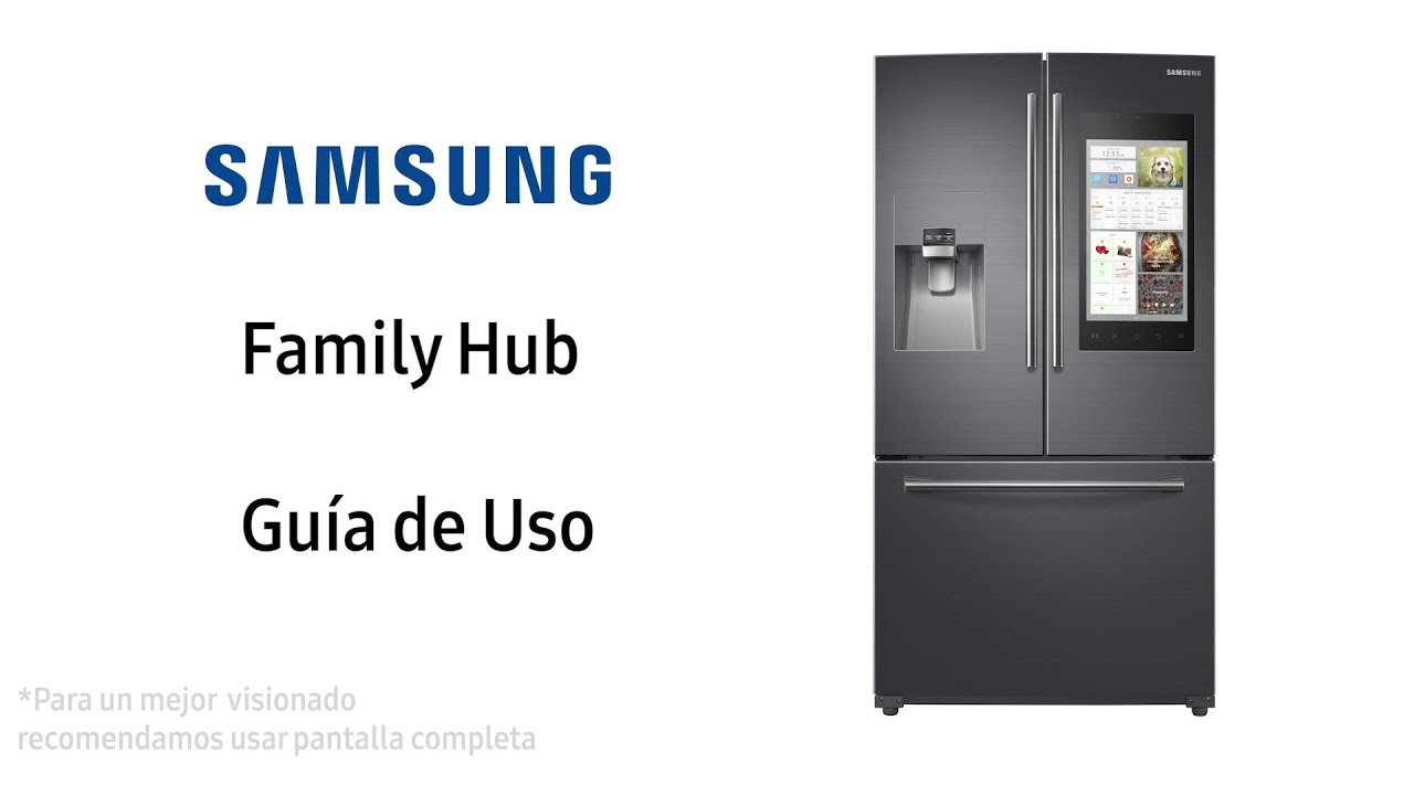 Administrar tus Alimentos (Family Hub  1°parte)