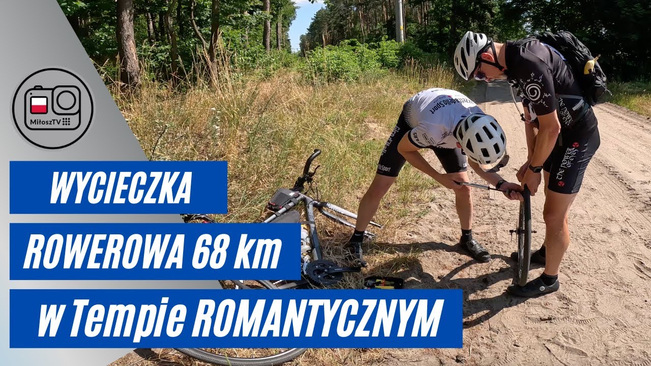 Romantyczno Turystyczna Wycieczka Rowerowa 68 km | Plaża w Zborowie i kąpiel w Lusowie