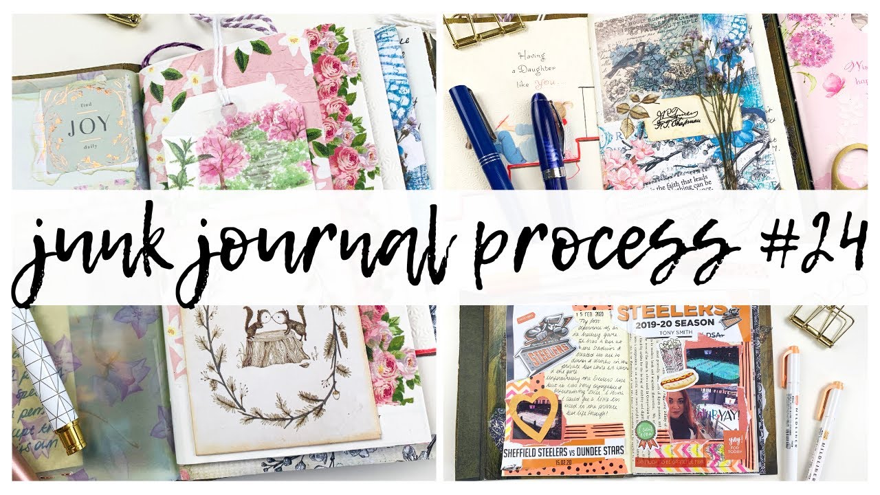 JUNK JOURNAL PROCESS | 24 | Junk Journal with Me | ms.paperlover
