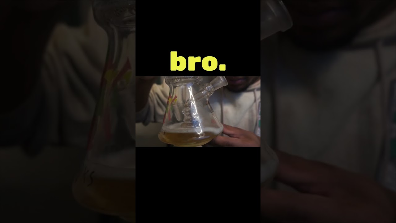 Bong Cleaning The Easy Way! #shorts