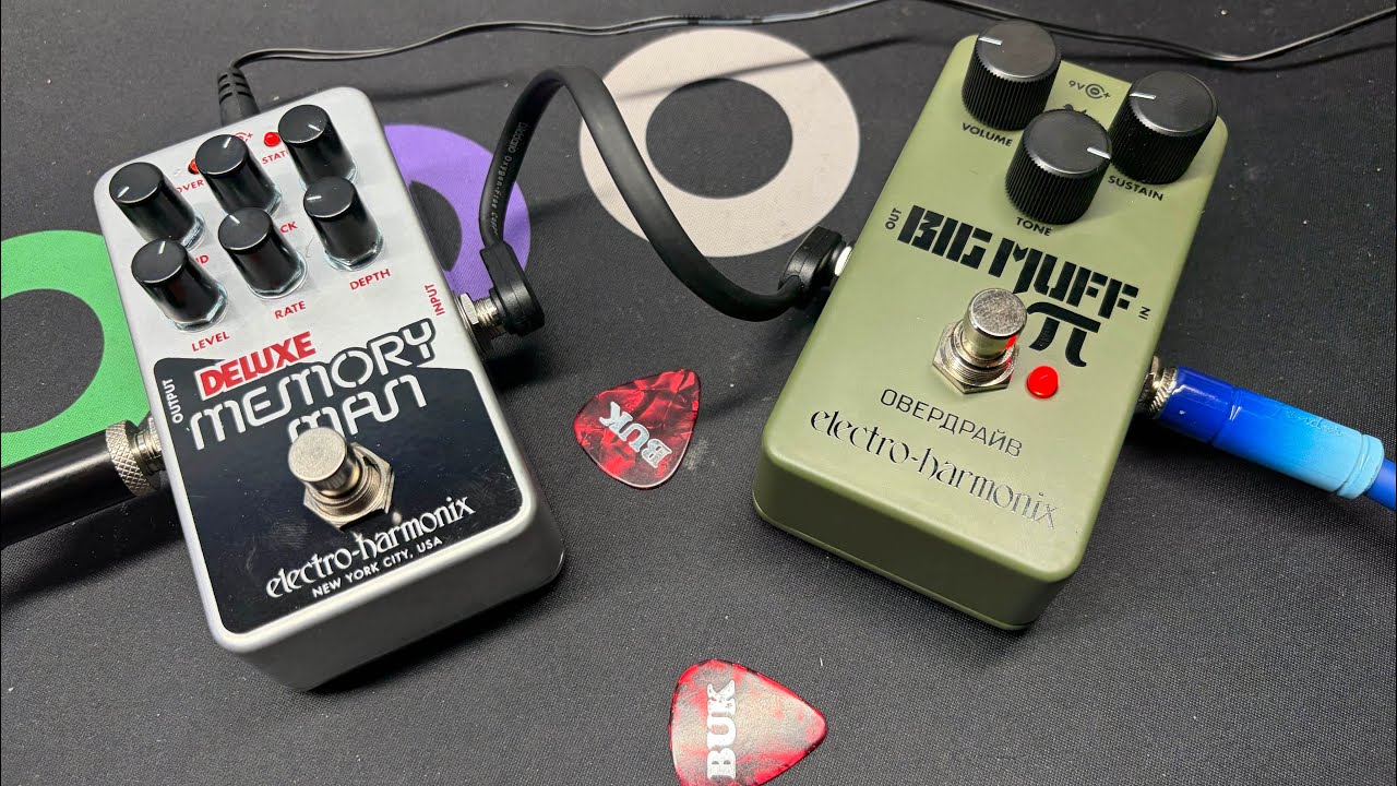 Случайный обзор оборудования от дяди Ларри (EHX Deluxe Memory Man и Big Muff)
