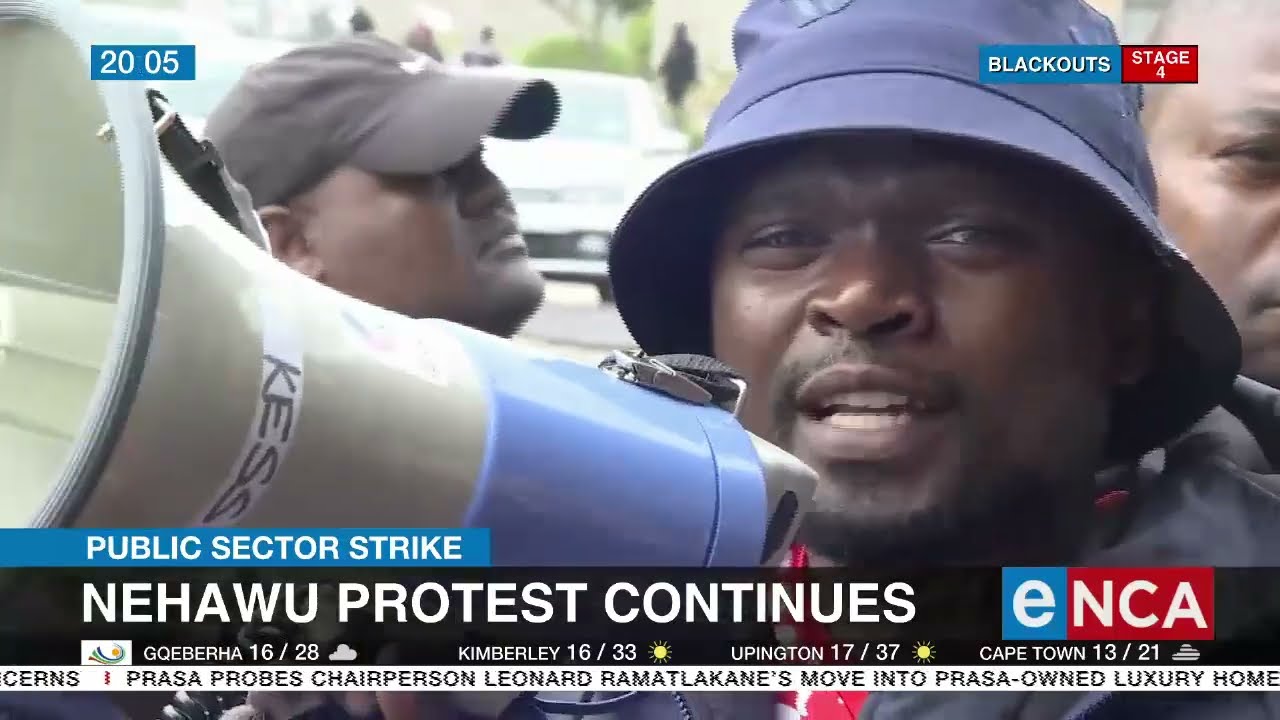 Public sector strike | Nehawu protest continues