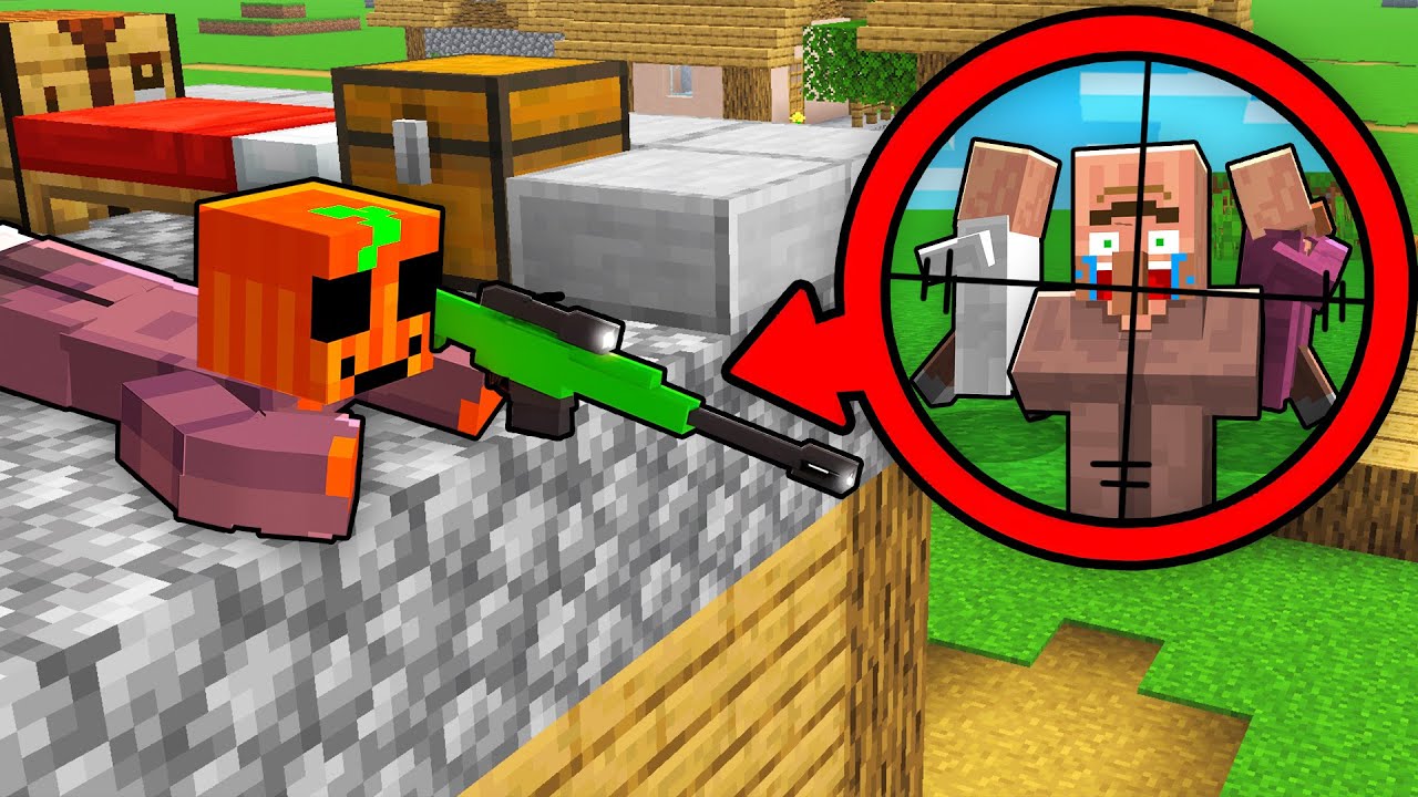 Me Convertí en FRANCOTIRADOR SECRETO en Minecraft!