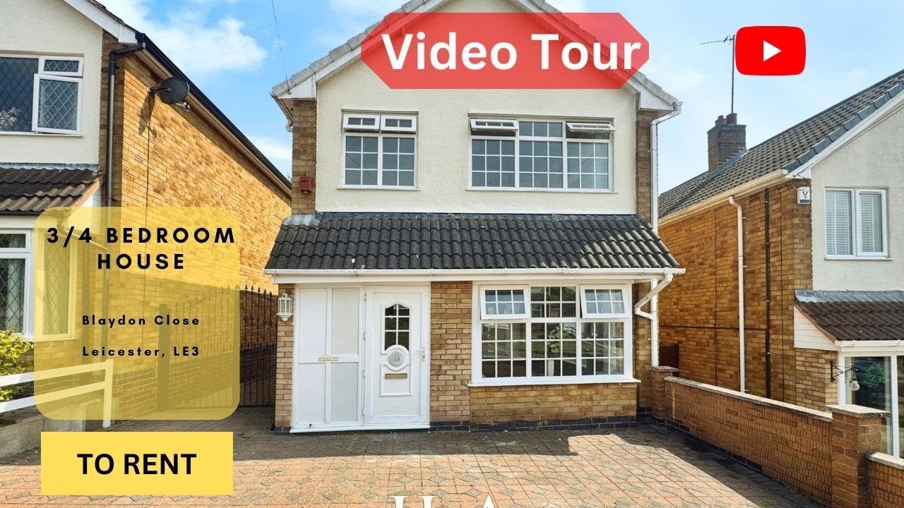 3/4 Bedroom House for Rent | Blaydon Close | Leicester | LE3 JLA (Johals Letting Agents)
