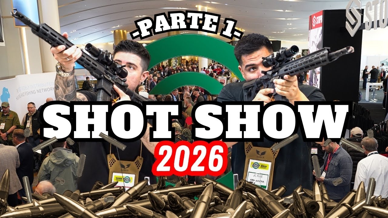 🔥🎯 ASÍ VIVIMOS el SHOT SHOW 2026 | La FERIA de ARMAS más GRANDE del MUNDO 🇺🇸📍 PARTE 1 🔫