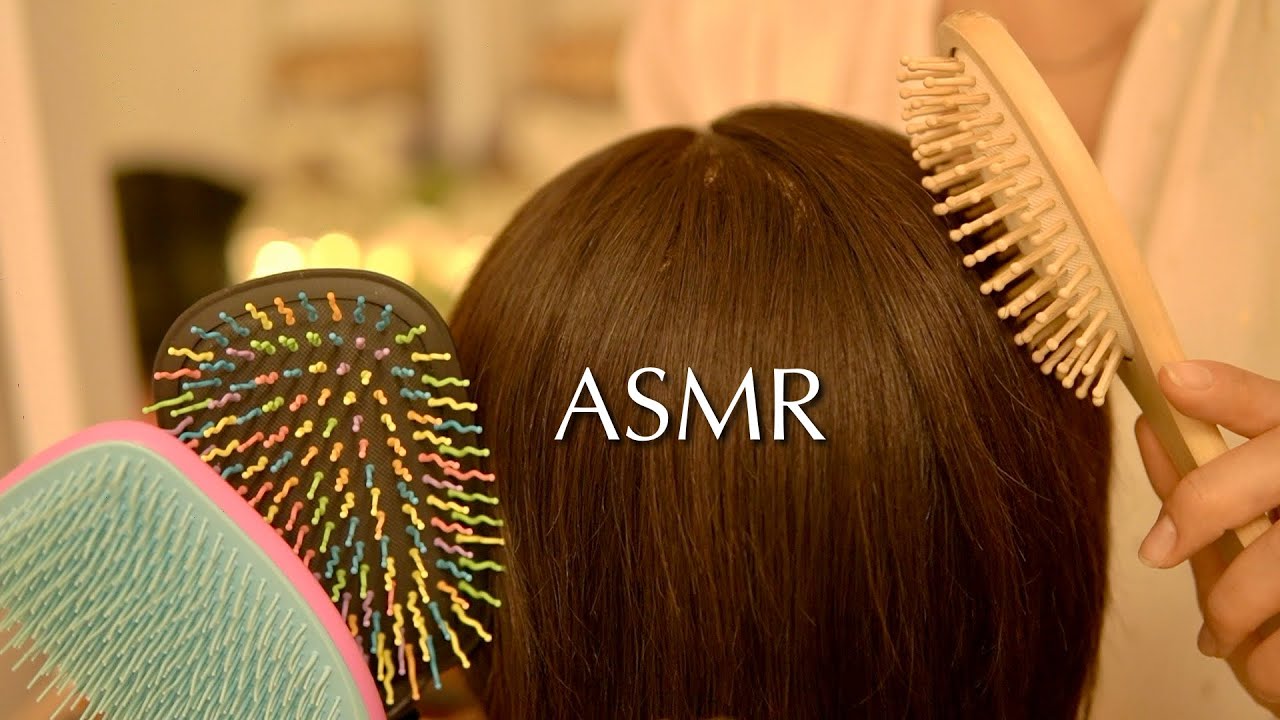 Extremely Relaxing ASMR Hair Brushing With 10 Brushes | Sleep Within Minutes 💤| No Talking
