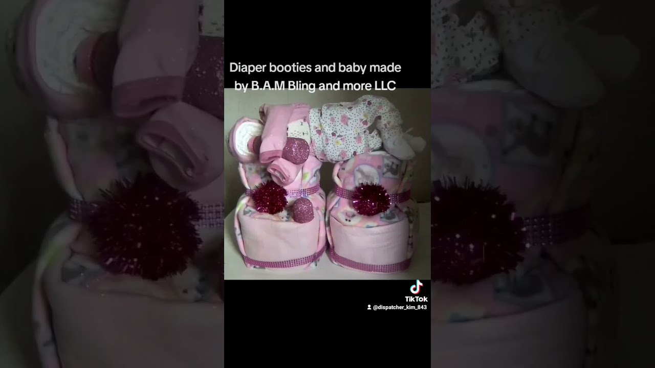 Diaper booties and baby