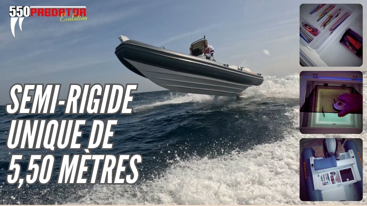 Bateau semi-rigide unique pour la pêche 550 Predator Evolution by Zurita
