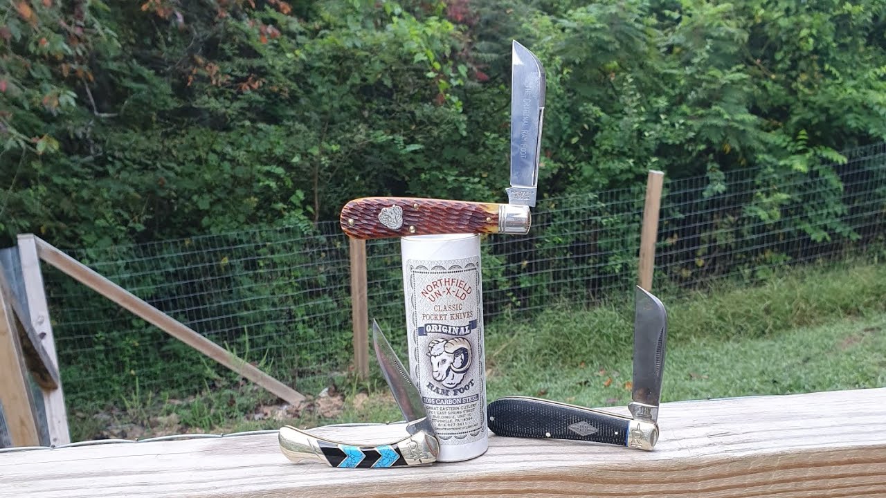ORIGIMAL RAM FOOT GREAT EASTERN CUTLERY AND MORE THANKS KNIFE  Head  #gecs #beautiful #Giveaway