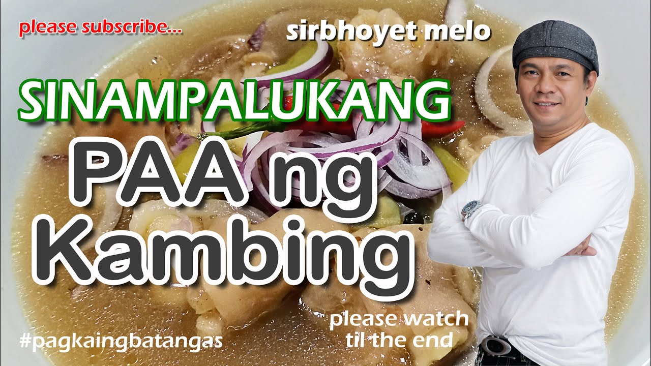 Sinampalukang Paa ng Kambing (Goat Feet in Tamarind Soup)